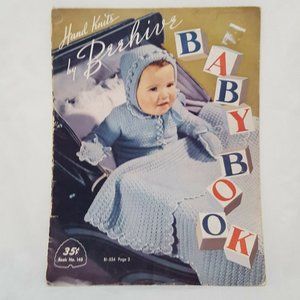 Hand Knits Beehive Baby Booklet 143 Vintage 1950